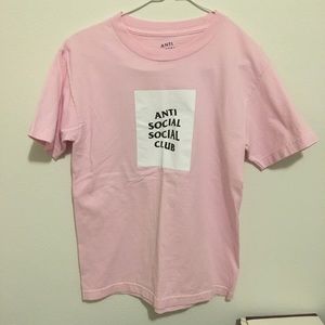 Anti Social Social Club pink shirt- 1 avail